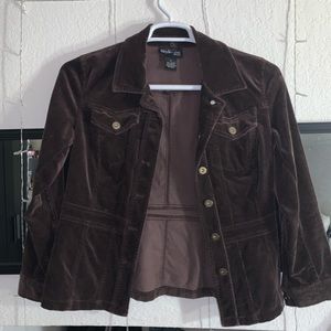 Brown corduroy jacket